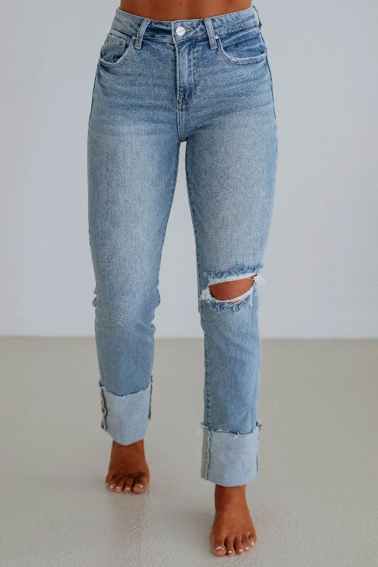 Kalen Risen Jeans - Light Wash