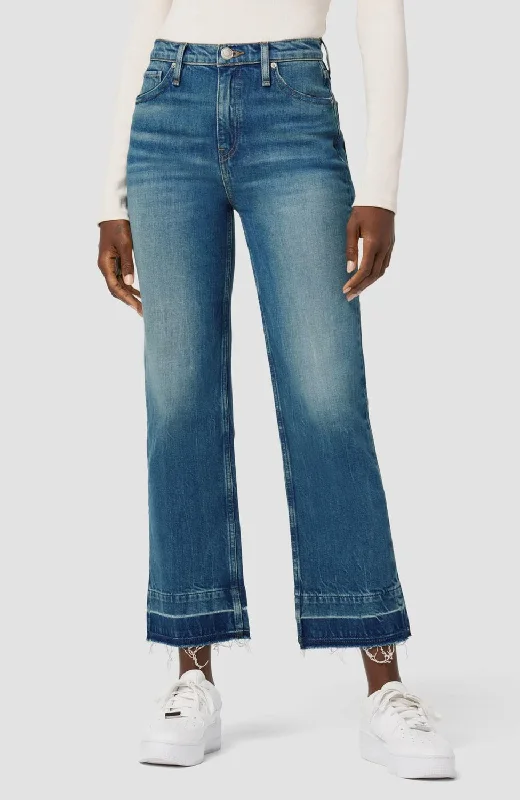 Remi High-Rise Straight Ankle Jeans In Moon Wash