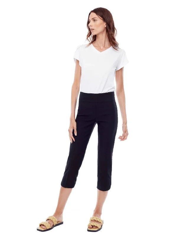 22" Petal Capri Solid Techno Pant