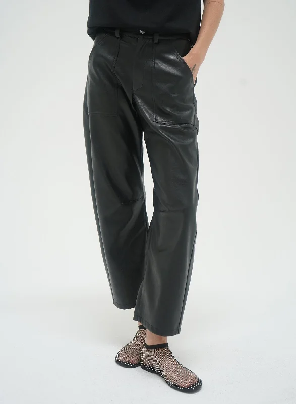 LNA Horseshoe Bend Faux Leather Pant