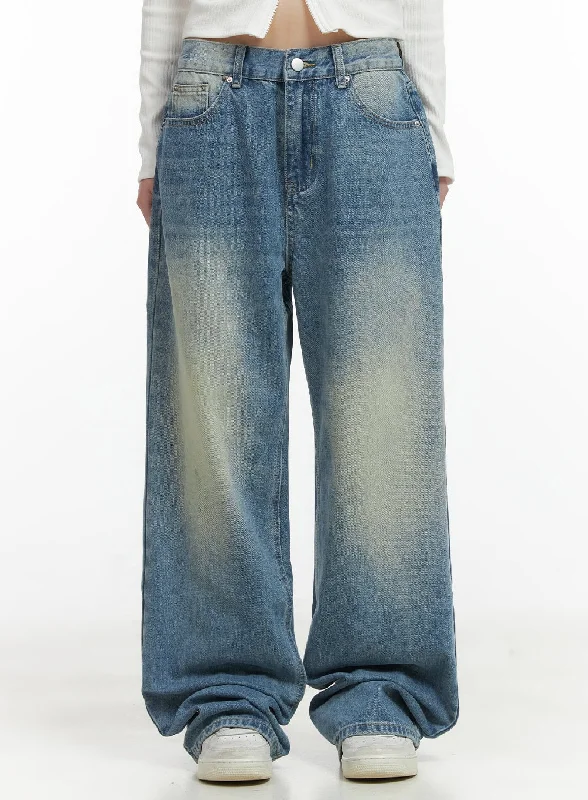 Julia Vintage Washed Denim Jeans CO410