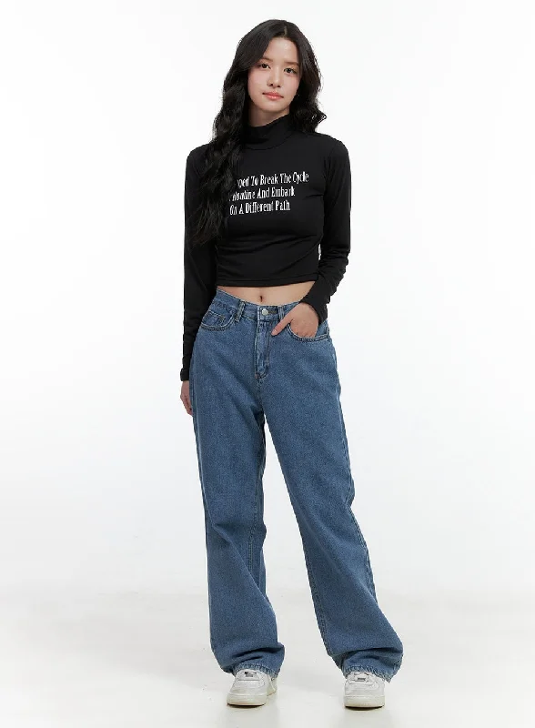 Madelyn Wide-Leg Jeans ON404