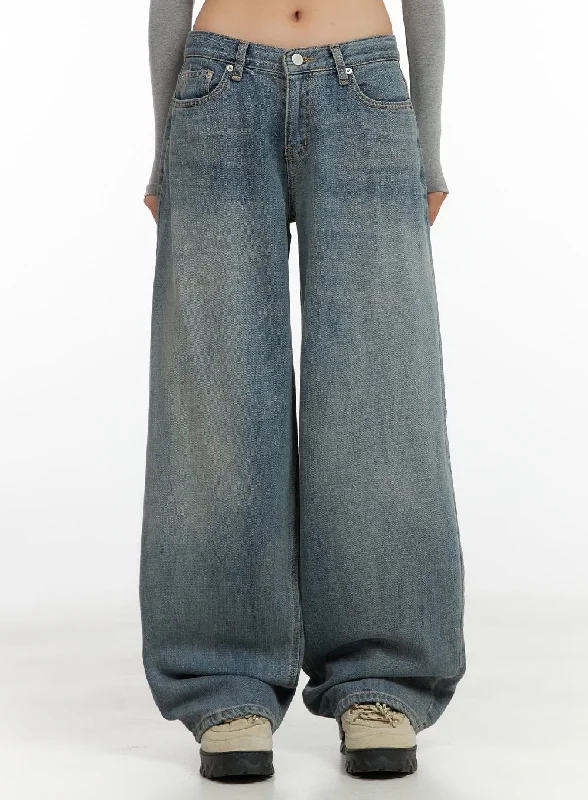 Nadia Washed Low-Waist Baggy Jeans CO424