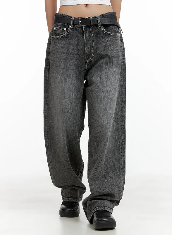 Washed Baggy Jeans (UNISEX) CL417