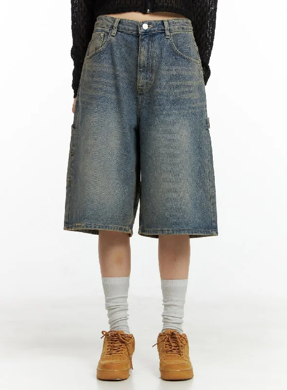 Washed Baggy Jorts CL401